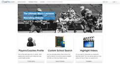 Desktop Screenshot of laxrec.com